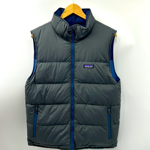 Patagonia Other - PATAGONIA REVERSIBLE BIVY PUFFER DOWN VEST JACKET MENS SIZE LARGE